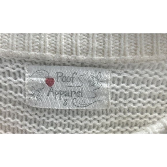 Proof Apparel Women’s Sweater Size S/M Color White - Picture 8 of 10